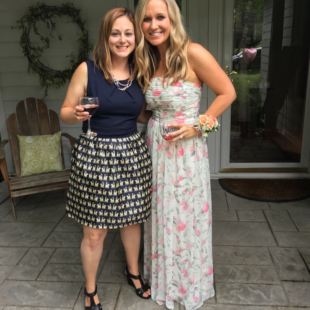 Erin Fetherston pink floral Isabelle maxi gown